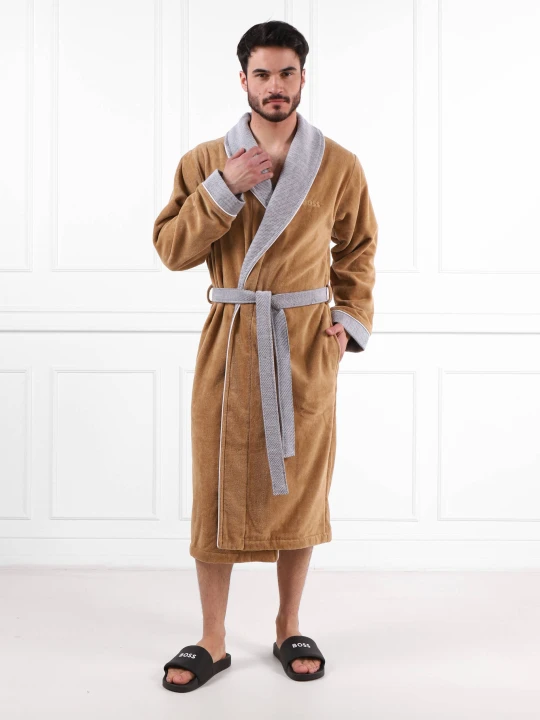 Zdjęcie produktu Boss Sleepwear Szlafrok LORD | Regular Fit brązowy