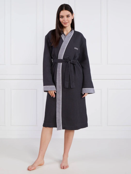 Zdjęcie produktu Boss Sleepwear Szlafrok therms | Regular Fit szary