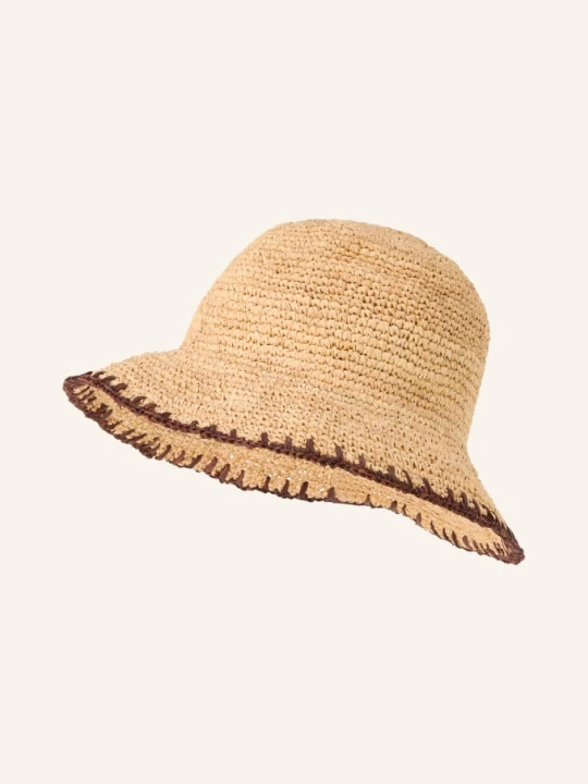 Zdjęcie produktu Boss Słomkowy Kapelusz Danika beige żółty