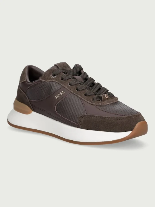 Zdjęcie produktu BOSS sneakersy do biegania damskie B Icon brązowy