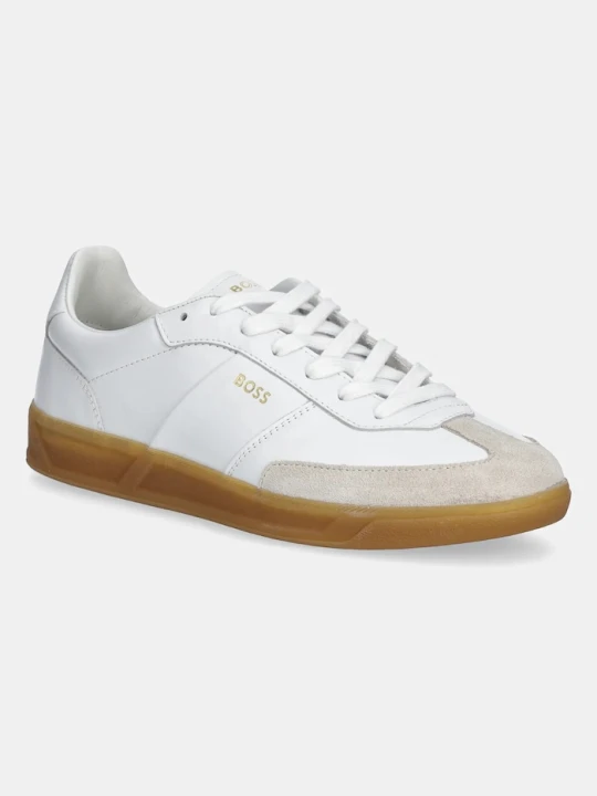 Zdjęcie produktu BOSS sneakersy skórzane Brenta biały