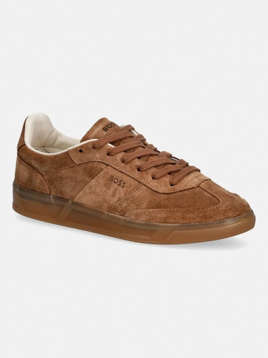 Zdjęcie produktu BOSS sneakersy zamszowe Brenta brązowy