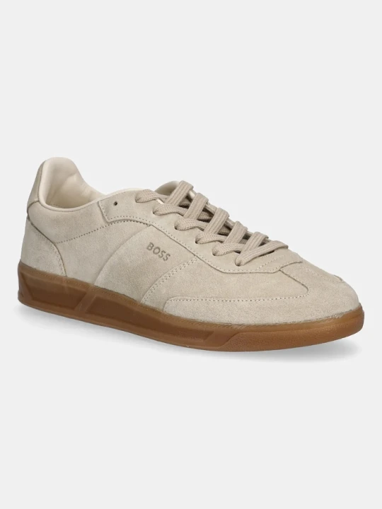 Zdjęcie produktu BOSS sneakersy zamszowe Brenta beżowy