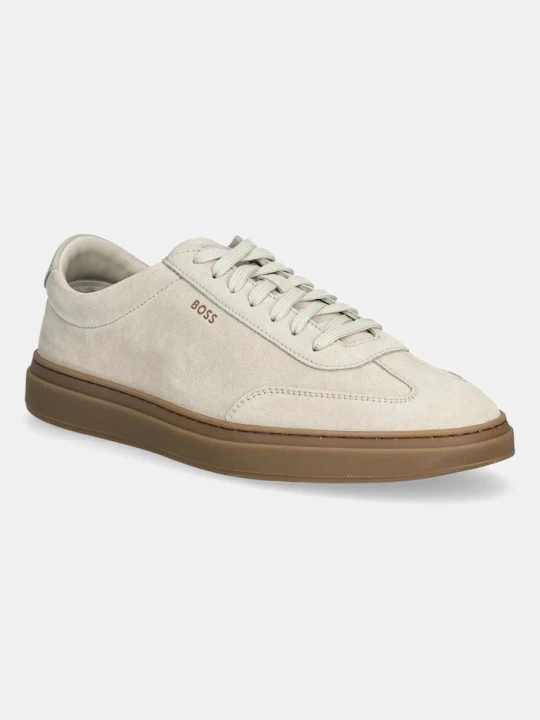 Zdjęcie produktu BOSS sneakersy zamszowe Kieran beżowy