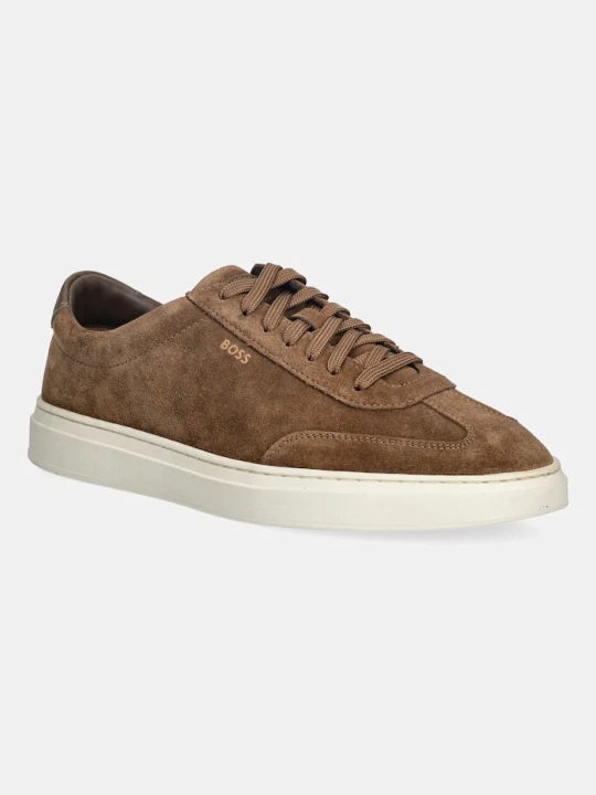 Zdjęcie produktu BOSS sneakersy zamszowe Kieran brązowy
