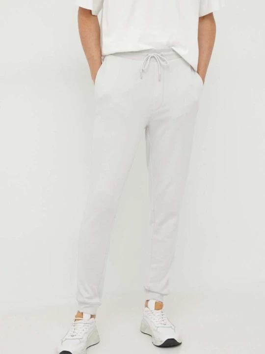 Zdjęcie produktu BOSS Orange BOSS spodnie dresowe bawełniane BOSS CASUAL szary
