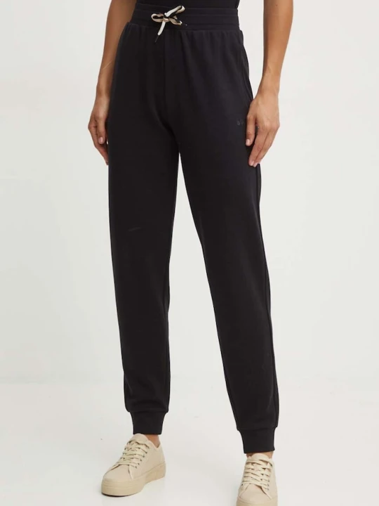 Zdjęcie produktu BOSS spodnie lounge damskie CP Stripe Pants Cuff czarny