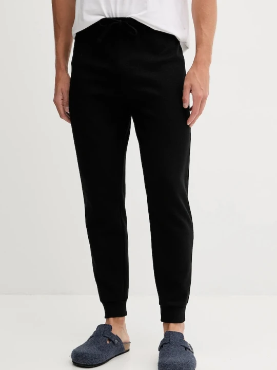 Zdjęcie produktu BOSS spodnie dresowe męskie Waffle Pants Cuff czarny
