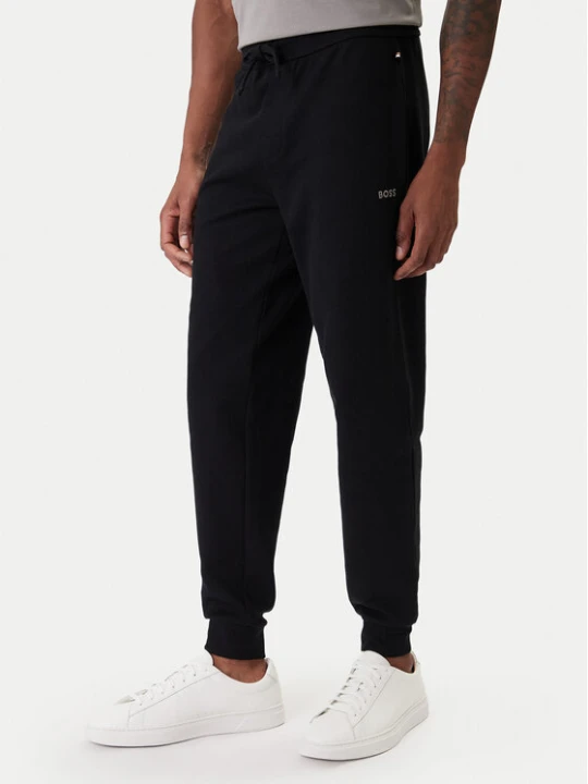 Zdjęcie produktu BOSS Spodnie dresowe Waffle 50535878 Czarny Regular Fit