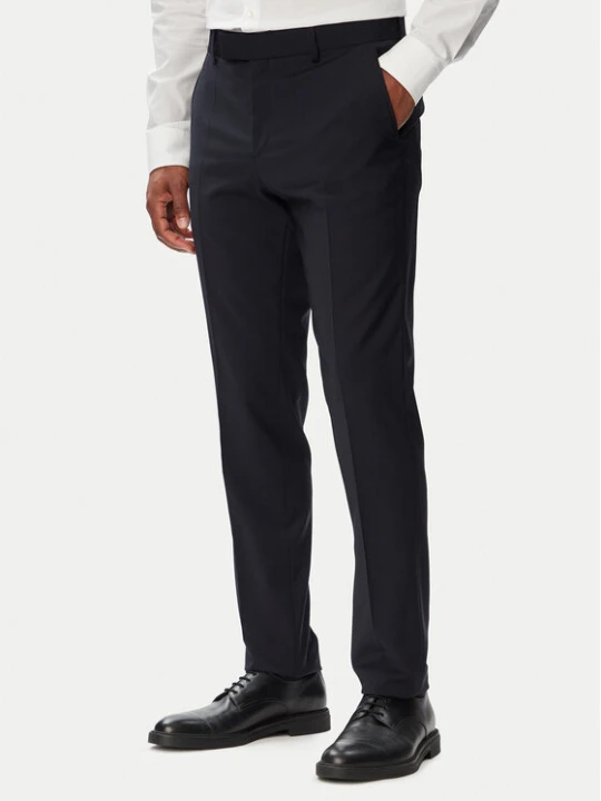 Zdjęcie produktu BOSS Spodnie garniturowe H-George-263 50567486 Granatowy Slim Fit