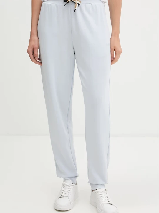 Zdjęcie produktu BOSS spodnie lounge damskie CP Stripe Pants Cuff niebieski