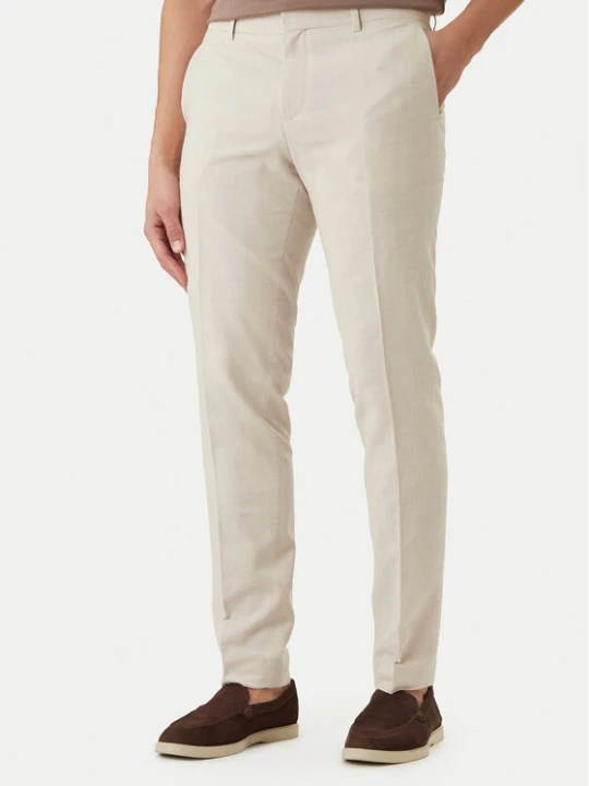 Zdjęcie produktu BOSS Spodnie materiałowe H-Genius-253 50561874 Beżowy Slim Fit