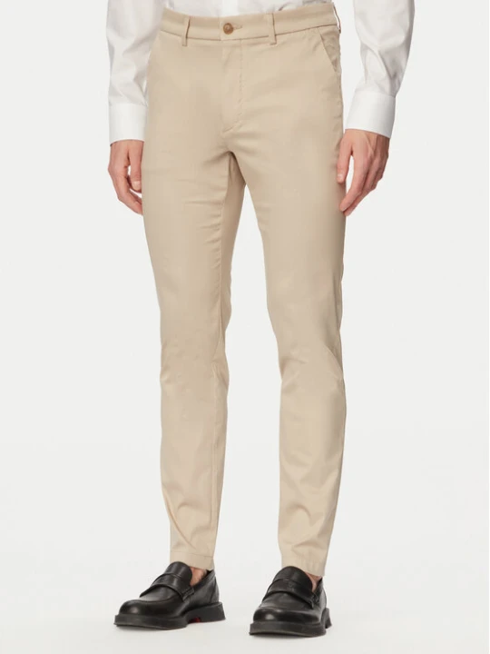 Zdjęcie produktu BOSS Spodnie materiałowe P-Kaiton1 50553841 Beżowy Slim Fit