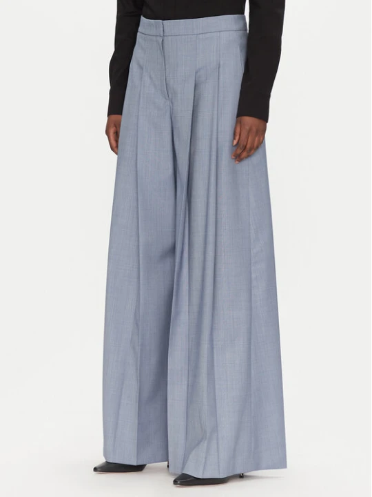 Zdjęcie produktu BOSS Spodnie palazzo Tetosa1 50545699 Niebieski Wide Leg