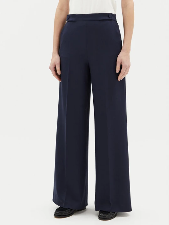 Zdjęcie produktu BOSS Spodnie palazzo Tupita 50531846 Granatowy Wide Leg