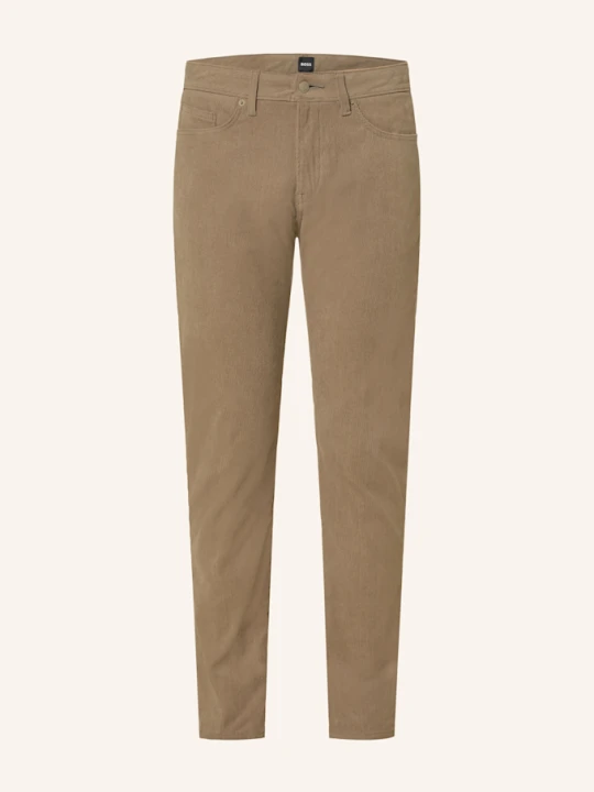 Zdjęcie produktu Boss Spodnie Sztruksowe Delaware Slim Fit braun 245 OPEN BROWN