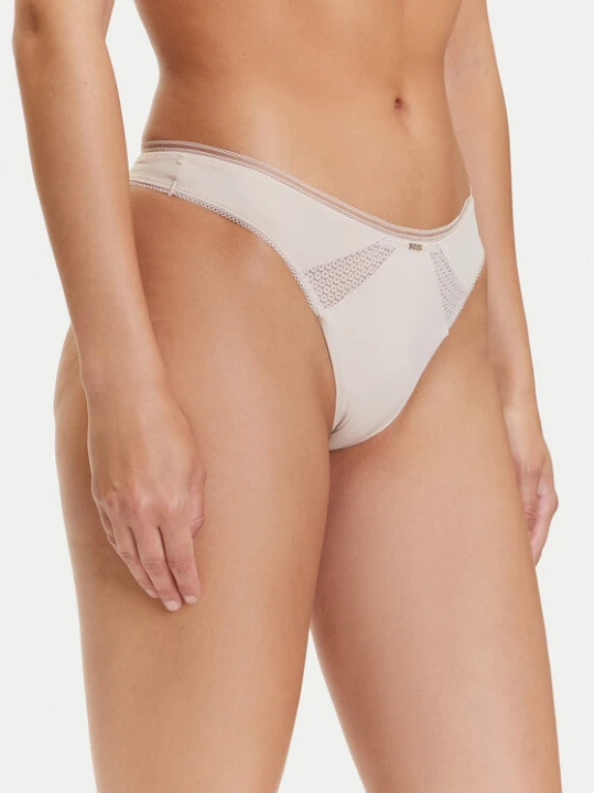 Zdjęcie produktu BOSS Stringi Pure 50545055 Beżowy