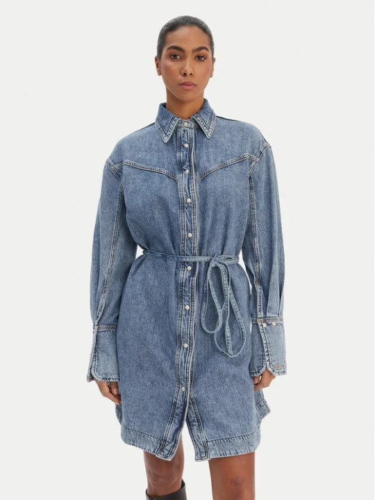Zdjęcie produktu BOSS Sukienka jeansowa 50557046 Niebieski Regular Fit