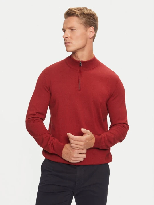 Zdjęcie produktu Boss Sweter Ebenji 50528300 Czerwony Regular Fit