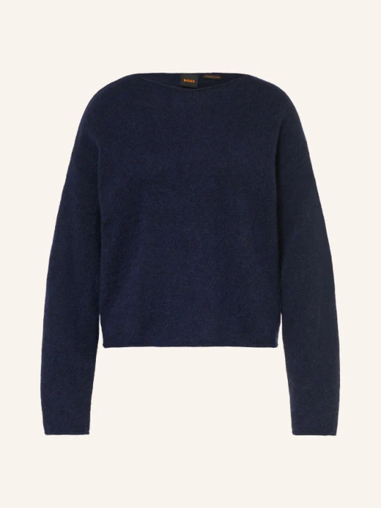 Zdjęcie produktu Boss Sweter Folletino Z Alpaki blau GRANATOWY