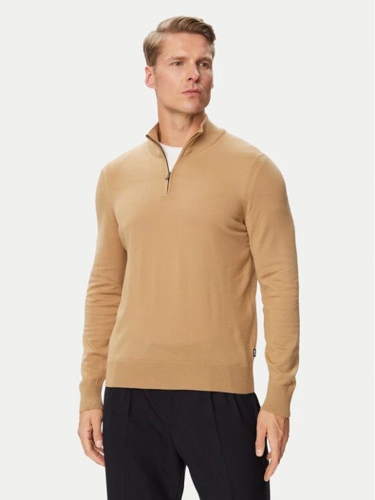 Zdjęcie produktu BOSS Sweter H-Ebenji 50565499 Beżowy Regular Fit