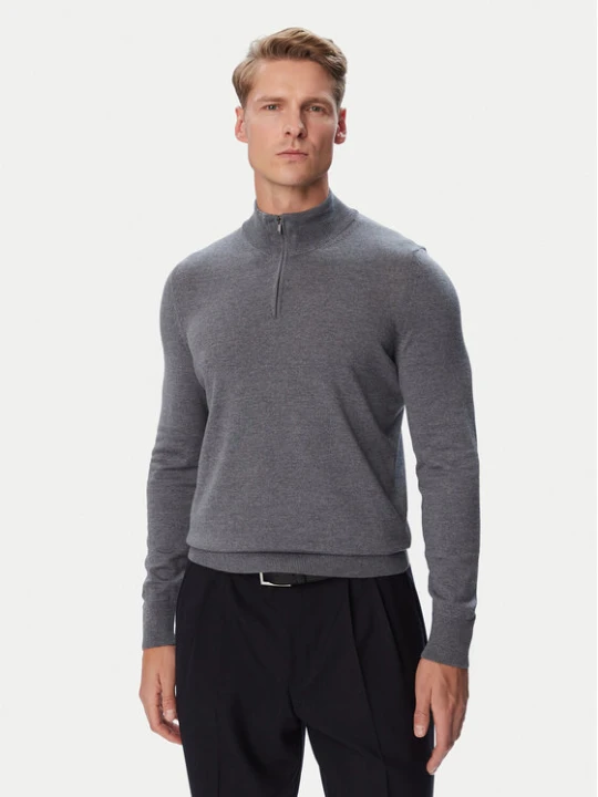 Zdjęcie produktu BOSS Sweter H-Ebenji 50565499 Szary Regular Fit