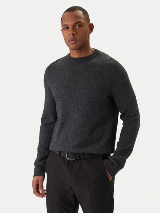 Zdjęcie produktu BOSS Sweter H-Hestro 50549986 Czarny Regular Fit