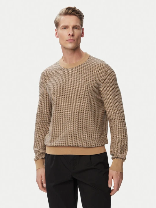 Zdjęcie produktu BOSS Sweter H-Lofranco 50565565 Beżowy Regular Fit