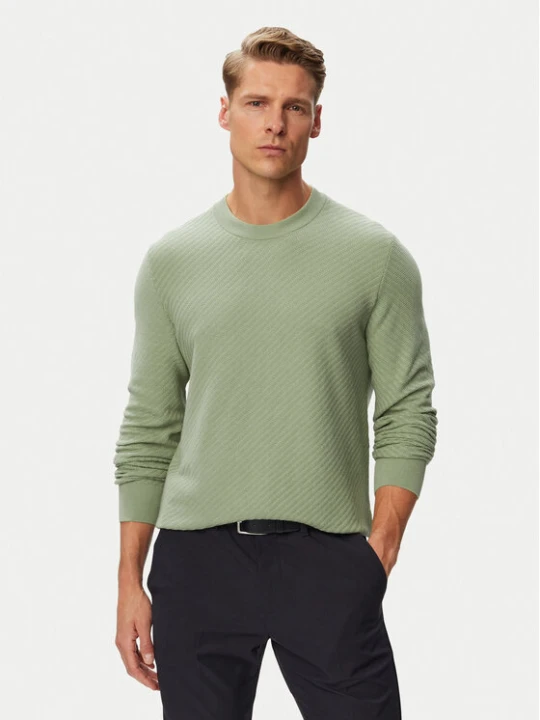 Zdjęcie produktu BOSS Sweter H-Lofranco 50565565 Zielony jasny Regular Fit