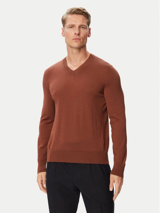 Zdjęcie produktu BOSS Sweter H-Melba-L 50571907 Brązowy Regular Fit