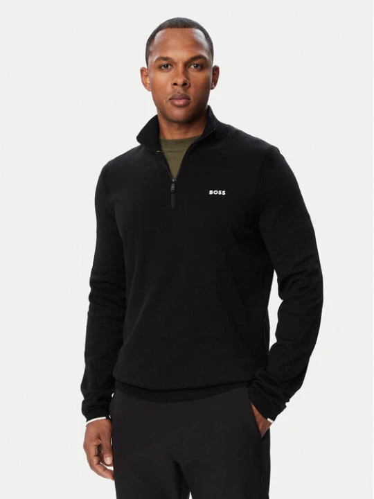 Zdjęcie produktu BOSS Sweter Kn_Ever-X Qz BOSS-50556146 Czarny Regular Fit