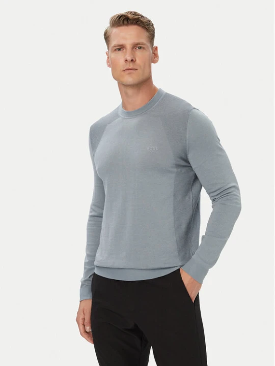 Zdjęcie produktu BOSS Sweter KN_Momentum 50558351 Szary Regular Fit