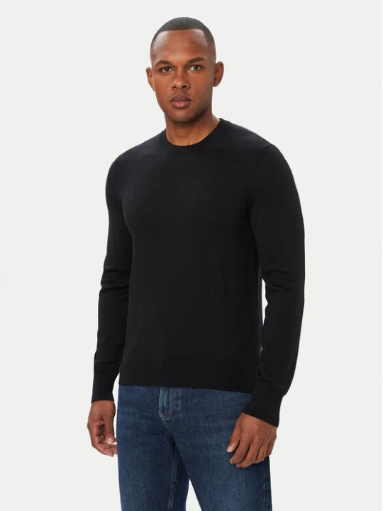 Zdjęcie produktu BOSS Sweter Leno 50571914 Czarny Regular Fit