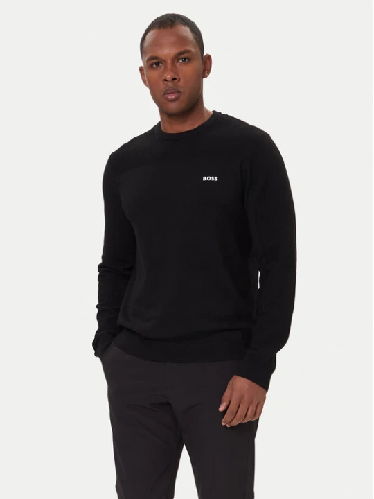 Zdjęcie produktu BOSS Sweter Momentum-X CN 50547507 Czarny Slim Fit