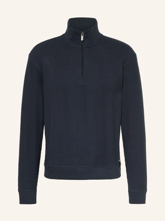 Zdjęcie produktu Boss Sweter Rekreacyjny Structure blau GRANATOWY