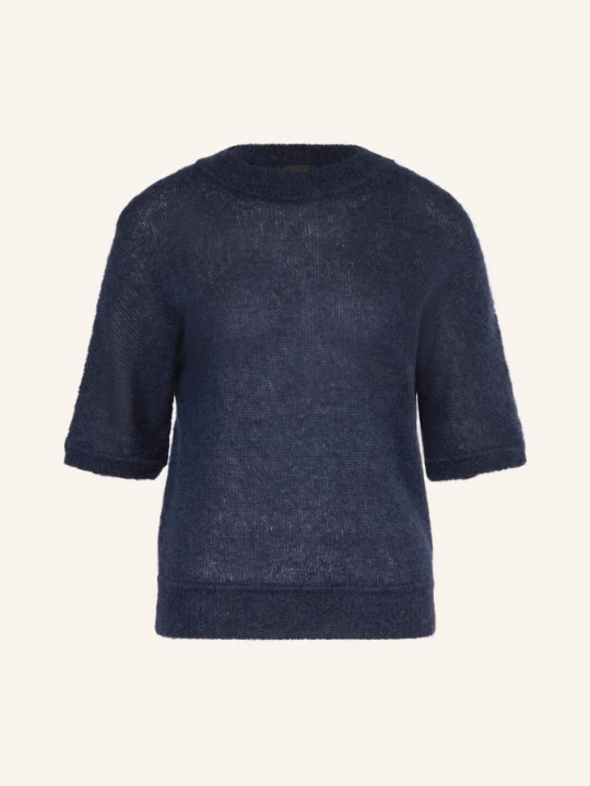 Zdjęcie produktu Boss Sweter Z Alpaki Fancer Z Rękawami 3/4 blau GRANATOWY