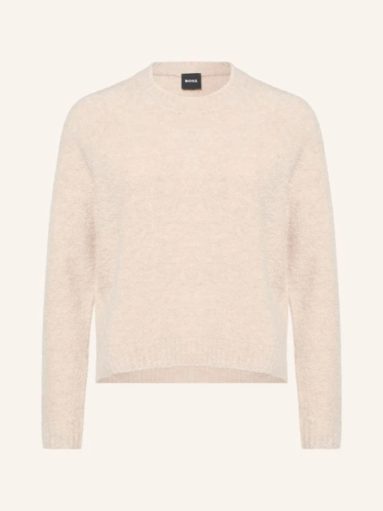 Zdjęcie produktu Boss Sweter Z Dzianiny Bouclé Febisana beige