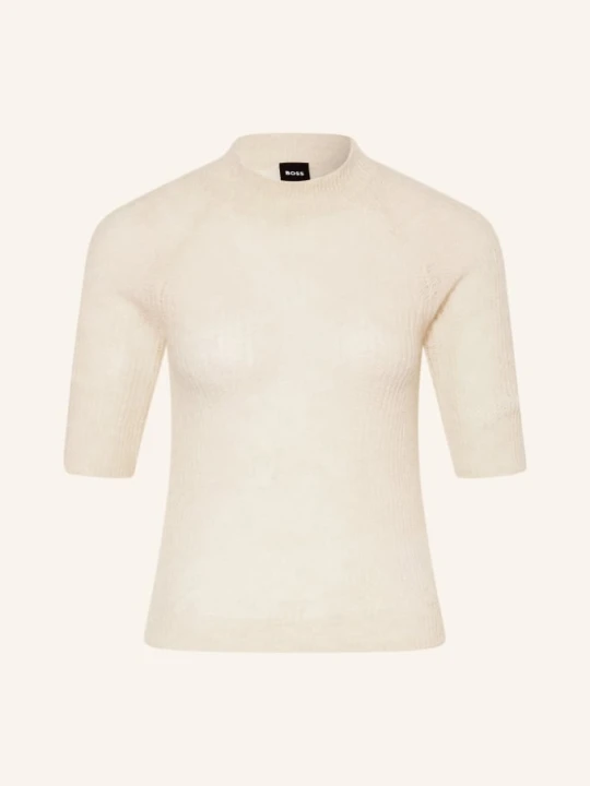 Zdjęcie produktu Boss Sweter Z Dzianiny Fewe Z Alpaki beige JASNOBRĄZOWY