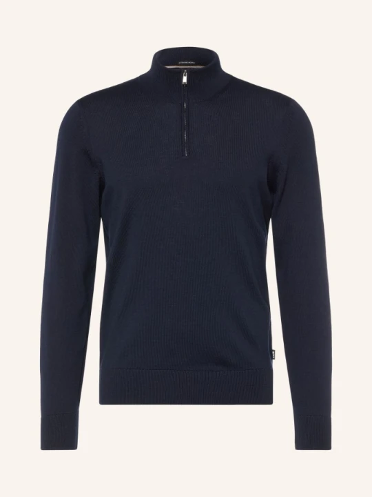 Zdjęcie produktu Boss Sweter Z Golfem Ebenji blau GRANATOWY