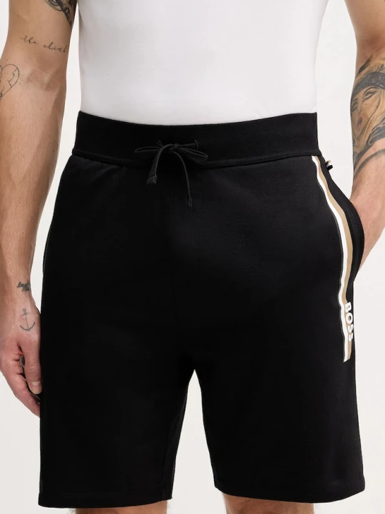 Zdjęcie produktu BOSS szorty dresowe męskie bawełniane Authentic Shorts czarny