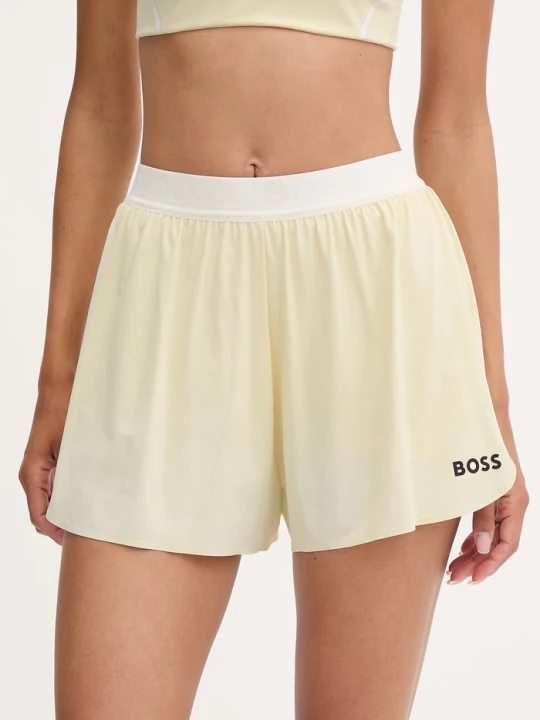 Zdjęcie produktu BOSS szorty damskie Erunner1 beżowy