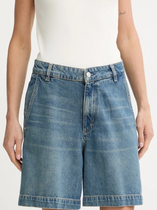Zdjęcie produktu BOSS szorty damskie jeansowe ALLEXY DENIM SHORT niebieski