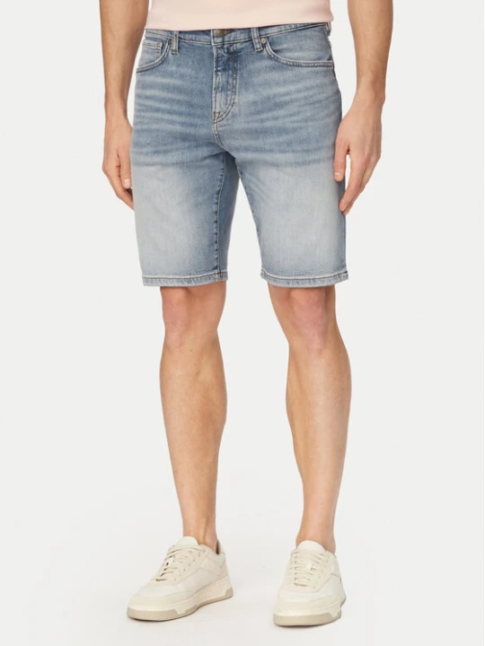 Zdjęcie produktu BOSS Szorty jeansowe Re.Maine 50559892 Błękitny Regular Fit Niebieski jasny