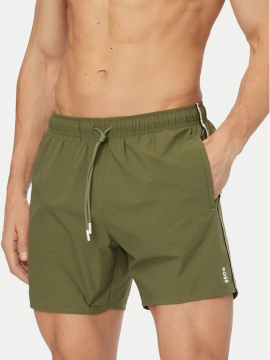 Zdjęcie produktu BOSS Szorty kąpielowe Iconic 50491594 Zielony jasny Regular Fit