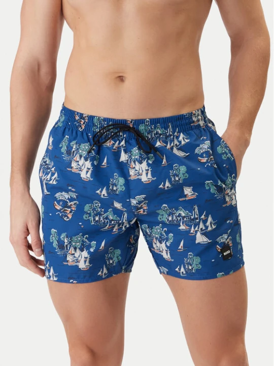 Zdjęcie produktu BOSS Szorty kąpielowe Piranha 50508844 Niebieski Regular Fit
