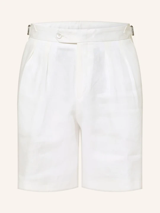 Zdjęcie produktu Boss Szorty Lniane Perin Tapered Fit weiss KREMOWY