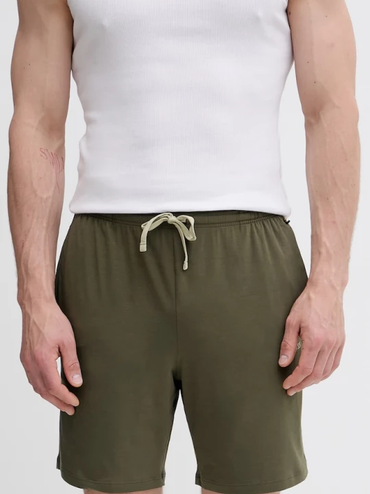 Zdjęcie produktu BOSS szorty lounge męskie bawełniane z elastanem Mix&Match Short CW zielony