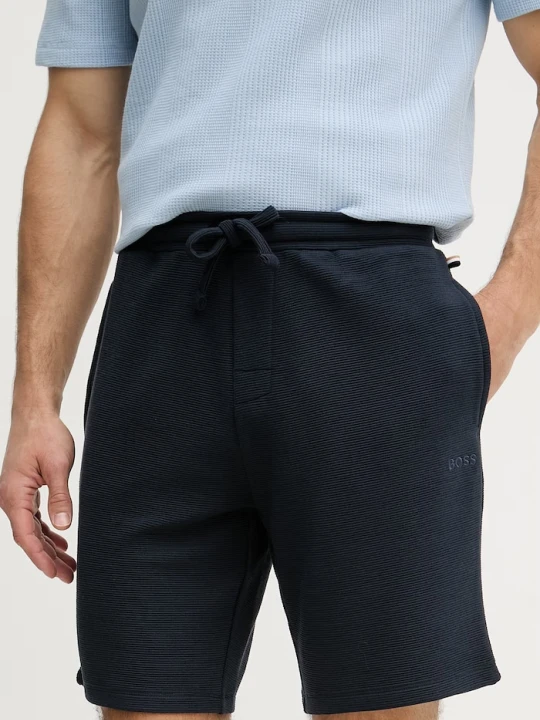 Zdjęcie produktu BOSS szorty lounge męskie Rib Shorts granatowy