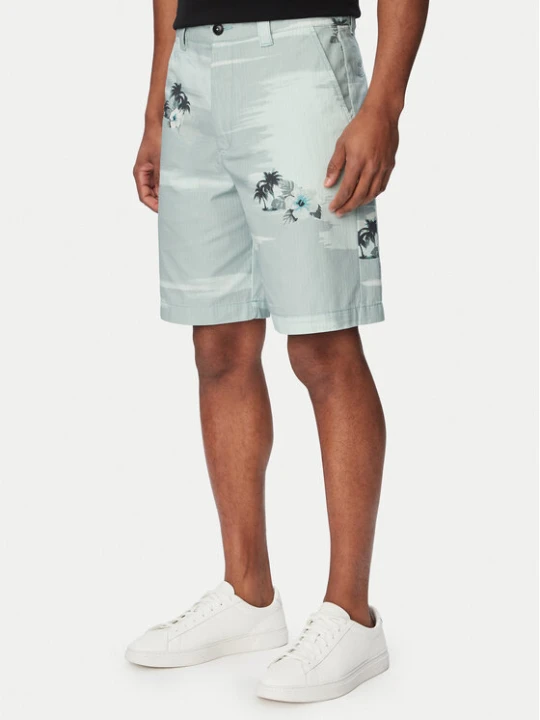 Zdjęcie produktu BOSS Szorty materiałowe Chino 50559411 Turkusowy Straight Fit