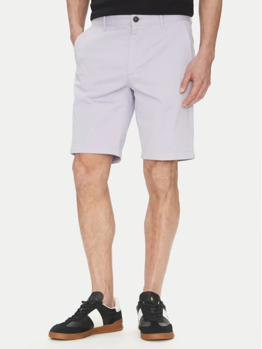 Zdjęcie produktu BOSS Szorty materiałowe Chino-Slim-Shorts 50536723 Fioletowy Regular Fit